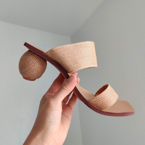 Torgei Chantal Slip-on Slide Heels - Picture 1 of 6